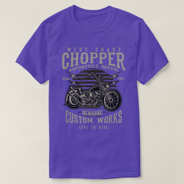 Motorcykel för biker t shirt (Design framsida)