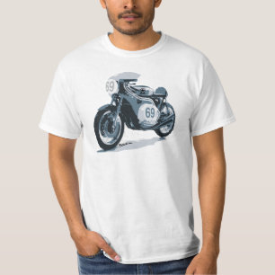 Motorcykel för CafeRacerklassiker Tee Shirt