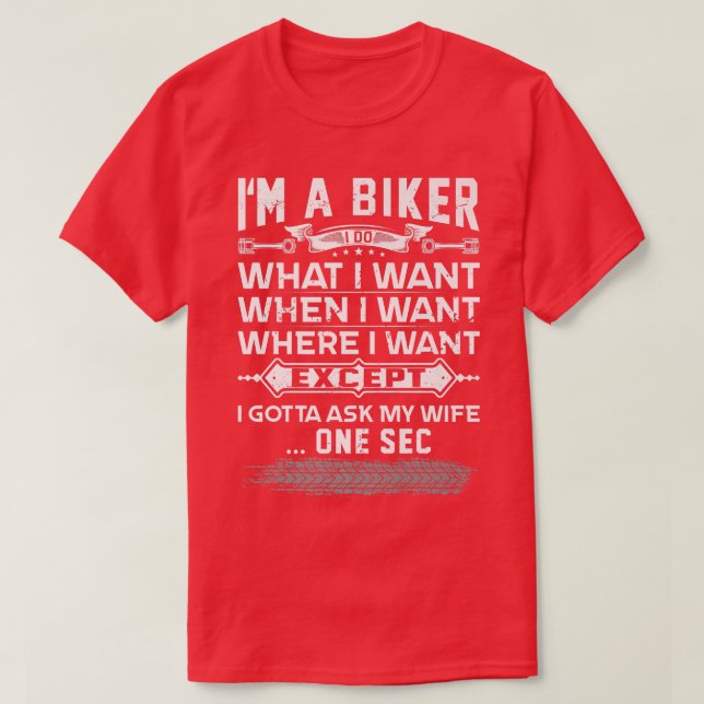 Motorcykel för manar-motorcykel med inbyggd Biker- T Shirt (Design framsida)