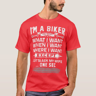 Motorcykel för manar-motorcykel med inbyggd Biker- T Shirt