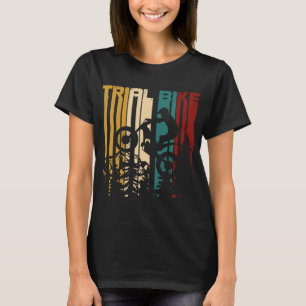 Motorcykel för motorcykel i Retro Trial T Shirt