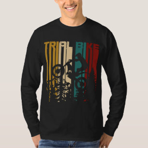 Motorcykel för motorcykel i Retro Trial T Shirt