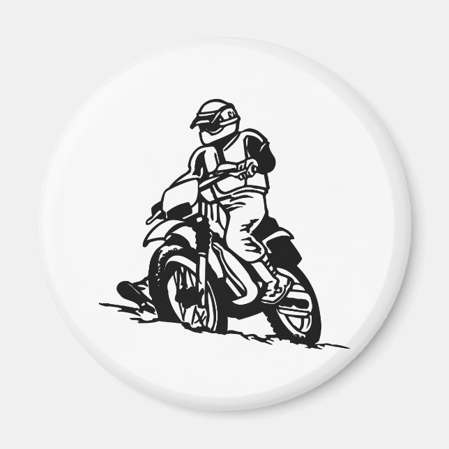 Motorcykel för motorcyklar magnet (Framsidan)