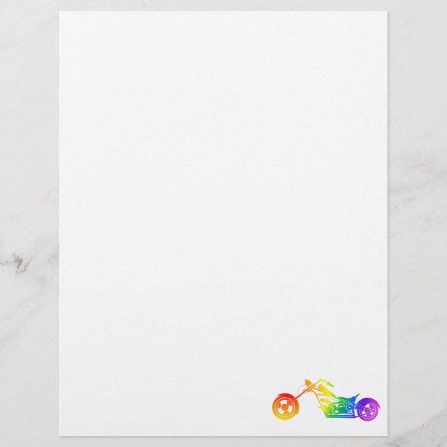 Motorcykel för regnbåge (Framsida)