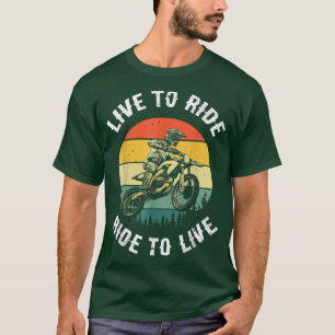 Motorcykel för vintagens Biker, motorcykel, design T Shirt