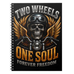 🦅 Motorcykel Frihet Grafik För Förare 🏍️ Anteckningsbok