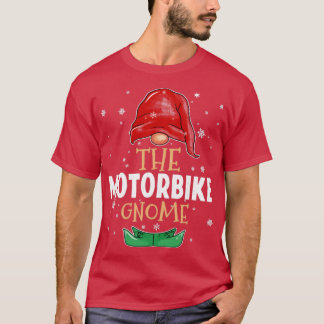 Motorcykel Gnome-familjen matchande julutställning T Shirt