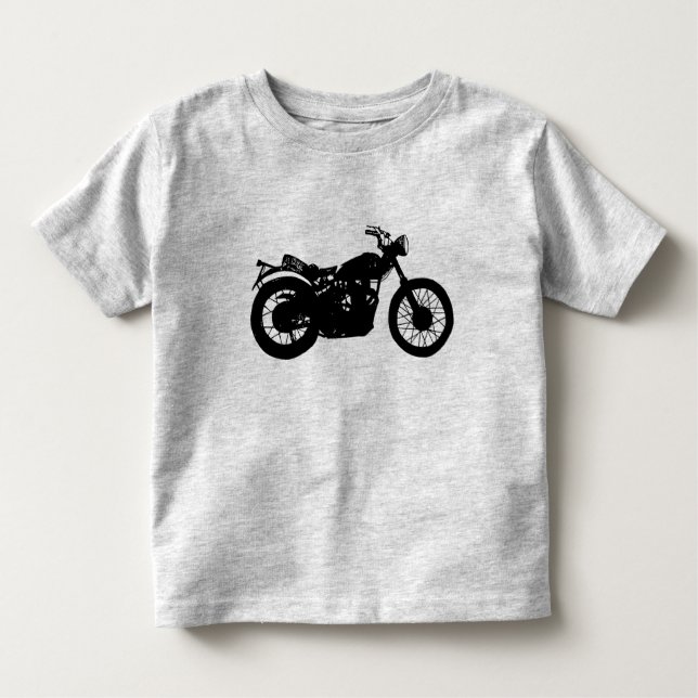Motorcykel Grafik Småbarn T Shirt (Framsida)