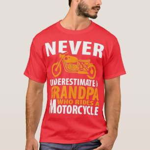 Motorcykel Grandpa som Rides s Biker Manar Pappa G T Shirt