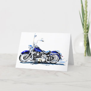 Motorcykel Gratulationskort Helgkort