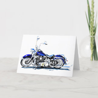Motorcykel Gratulationskort Helgkort