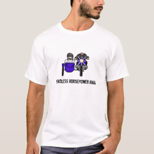 Motorcykel Halloween T-shirt utan häst