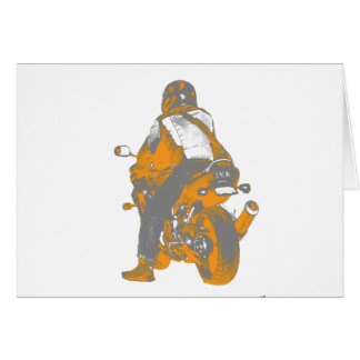Motorcykel Hälsningskort