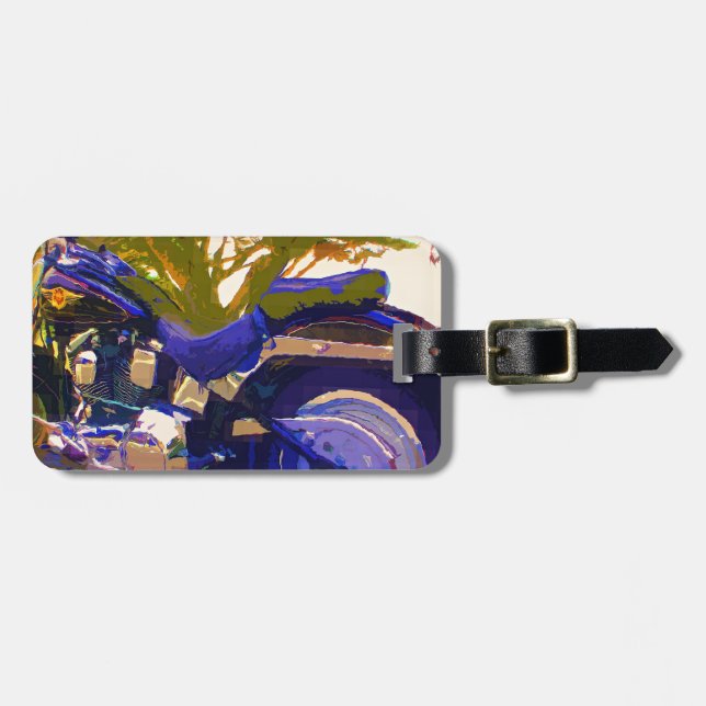 Motorcykel Harley-FatBoy-1998 Bagagebricka (Horisontell Framsida)