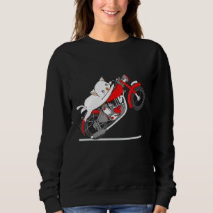 Motorcykel i Cats Kärlek T Shirt