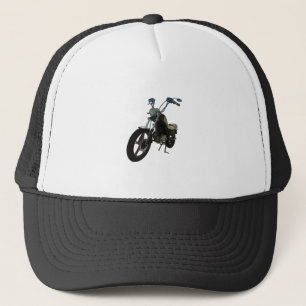 Motorcykel i klassisk Vintage Keps