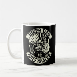 Motorcykel i manar, amerikanska Flagga, Biker Papp Kaffemugg