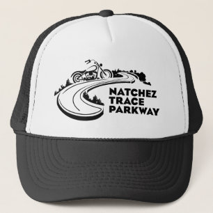 Motorcykel i Natchez Trace Parkway Keps