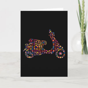 Motorcykel i nedre Mönster, motorcykel med motorcy Kort