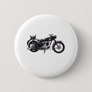 Motorcykel i Retro Knapp