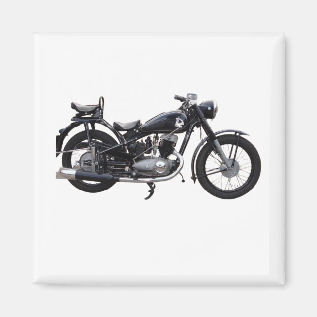 Motorcykel i Retro Magnet (Framsidan)