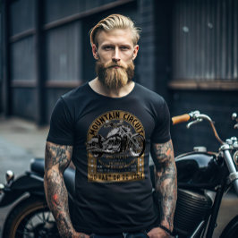 Motorcykel i Retro Millars motorväg T Shirt