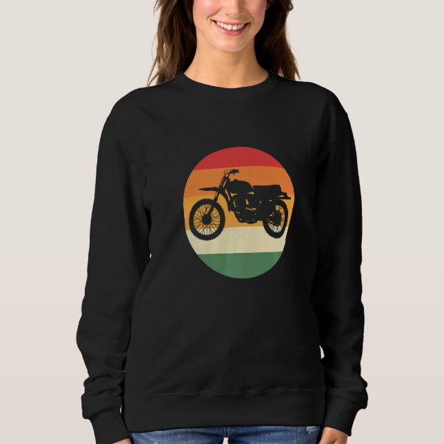 Motorcykel i Retro T Shirt (Framsida)