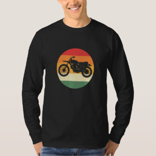Motorcykel i Retro T Shirt