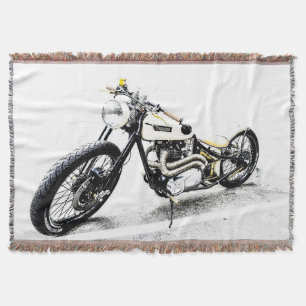 Motorcykel i vintage filt