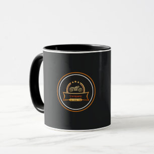 Motorcykel i vintage mugg