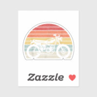 Motorcykel i vintage Retro