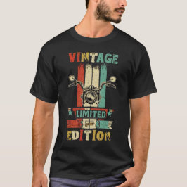 Motorcykel i vintage t shirt