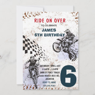 Motorcykel Inbjudan Dirt Bike Fests Inbjudan