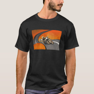 Motorcykel Isle of Man TT poster T Shirt