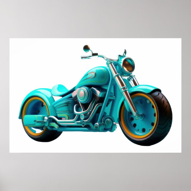 Motorcykel IV Poster (Framsidan)