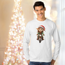 Motorcykel jul Elf Manar Anktee T Shirt