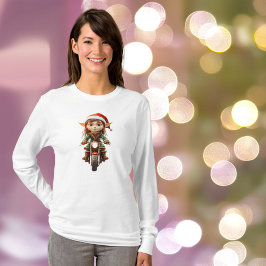 Motorcykel jul Elf Women's Tee