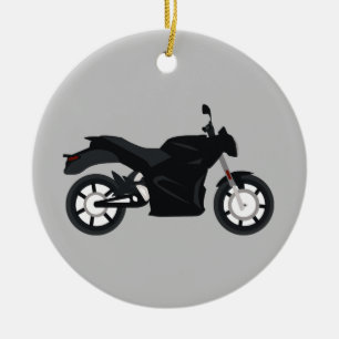 Motorcykel Julgransprydnad Keramik