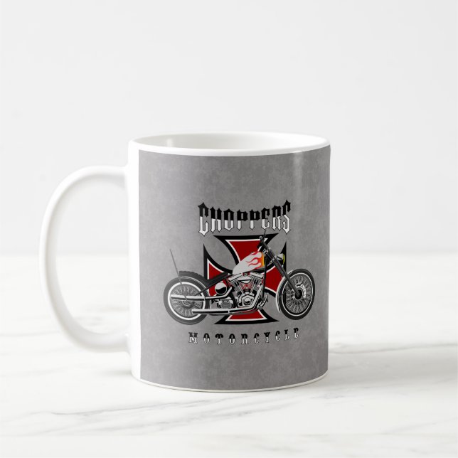 Motorcykel Kaffe Mugg (Vänster)