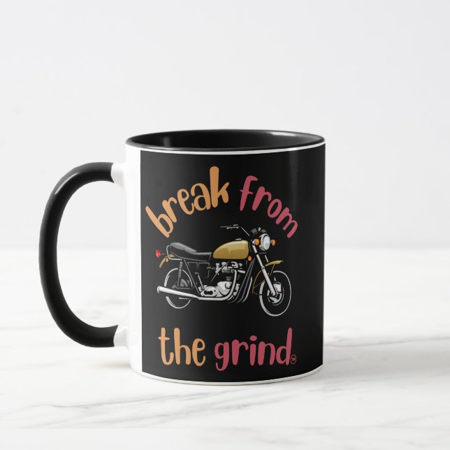 Motorcykel kaffemugg (Vänster)