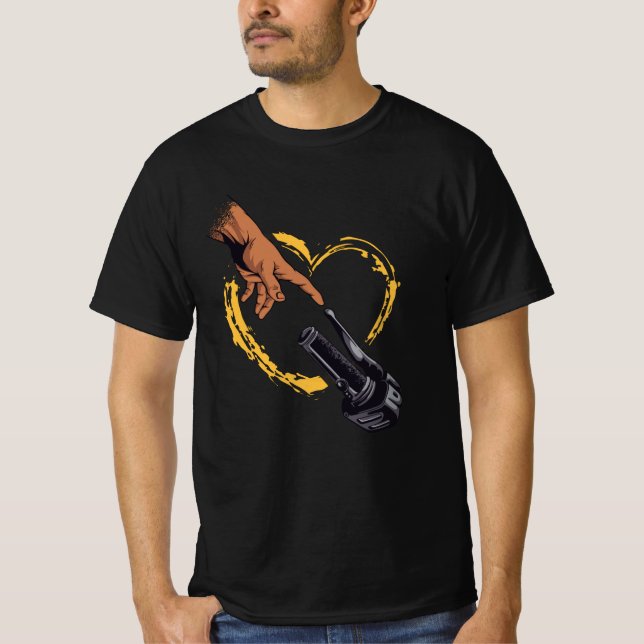 Motorcykel Kärlek T Shirt (Framsida)