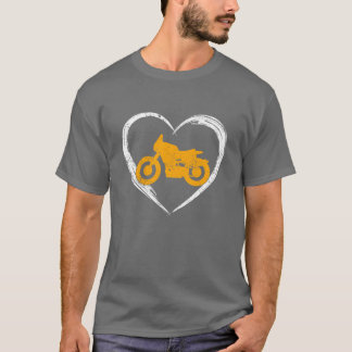 motorcykel kärlek vän t shirt