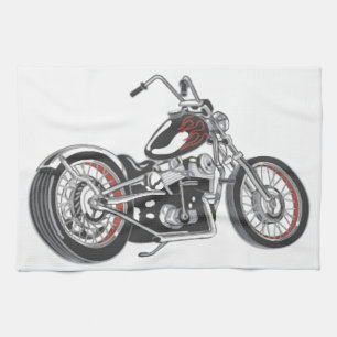 Motorcykel. Kökshandduk