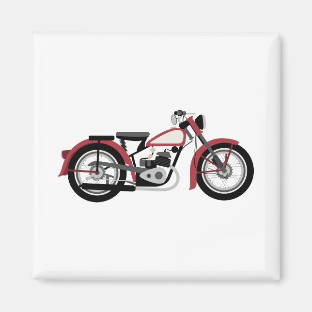 Motorcykel Magnet (Framsidan)