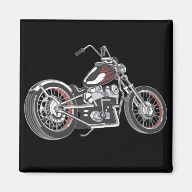 Motorcykel. Magnet (Framsidan)