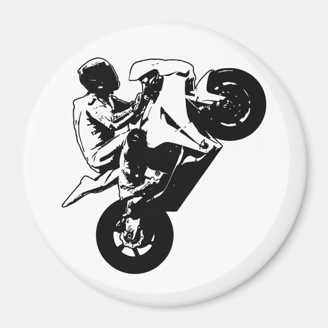 Motorcykel Magnet (Framsidan)