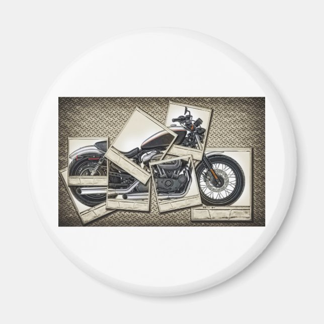 Motorcykel Magnet (Framsidan)