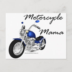Motorcykel Mamma Vykort