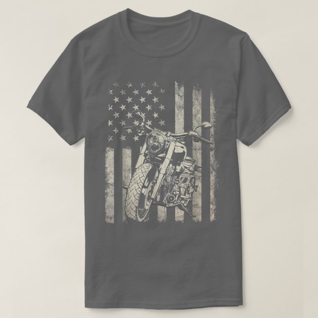 Motorcykel Manar 4:e juli Boys Moto Biker T Shirt (Design framsida)