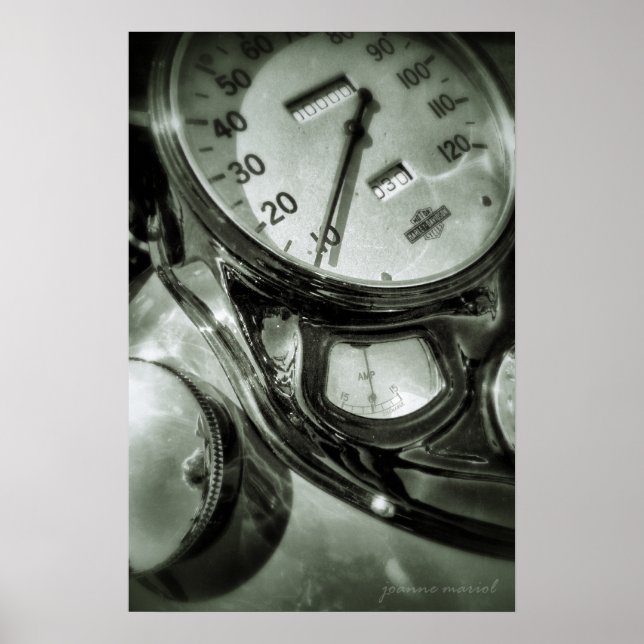 Motorcykel måndag poster (Framsidan)